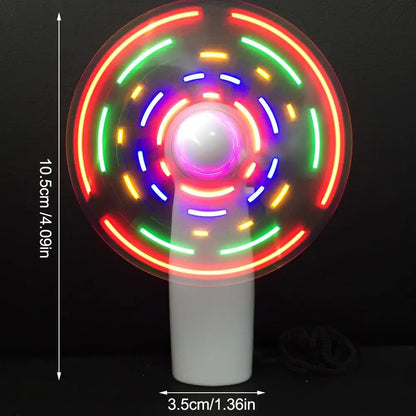 Love You LED Handheld Fan